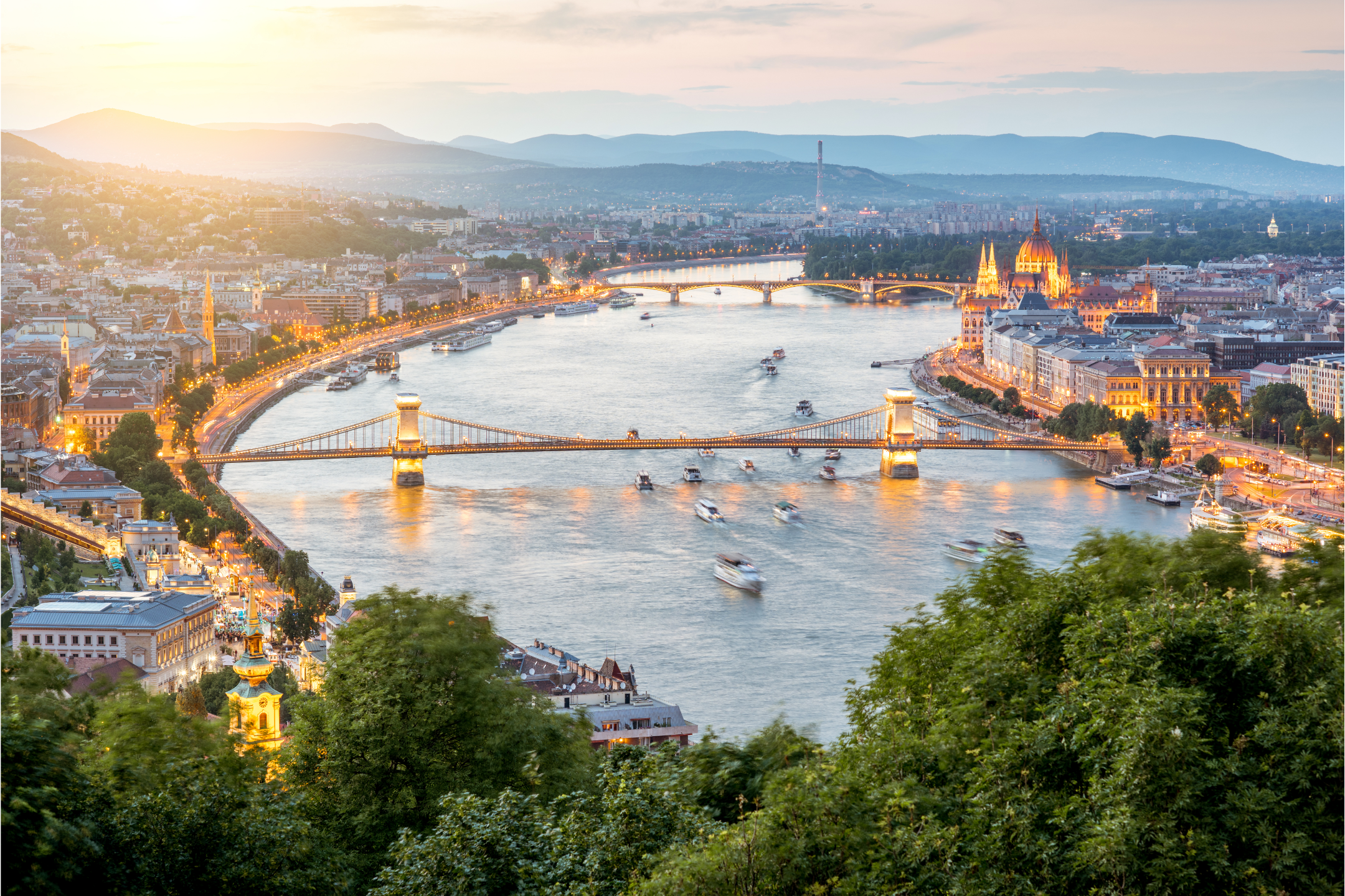 Budapest Danube panorama